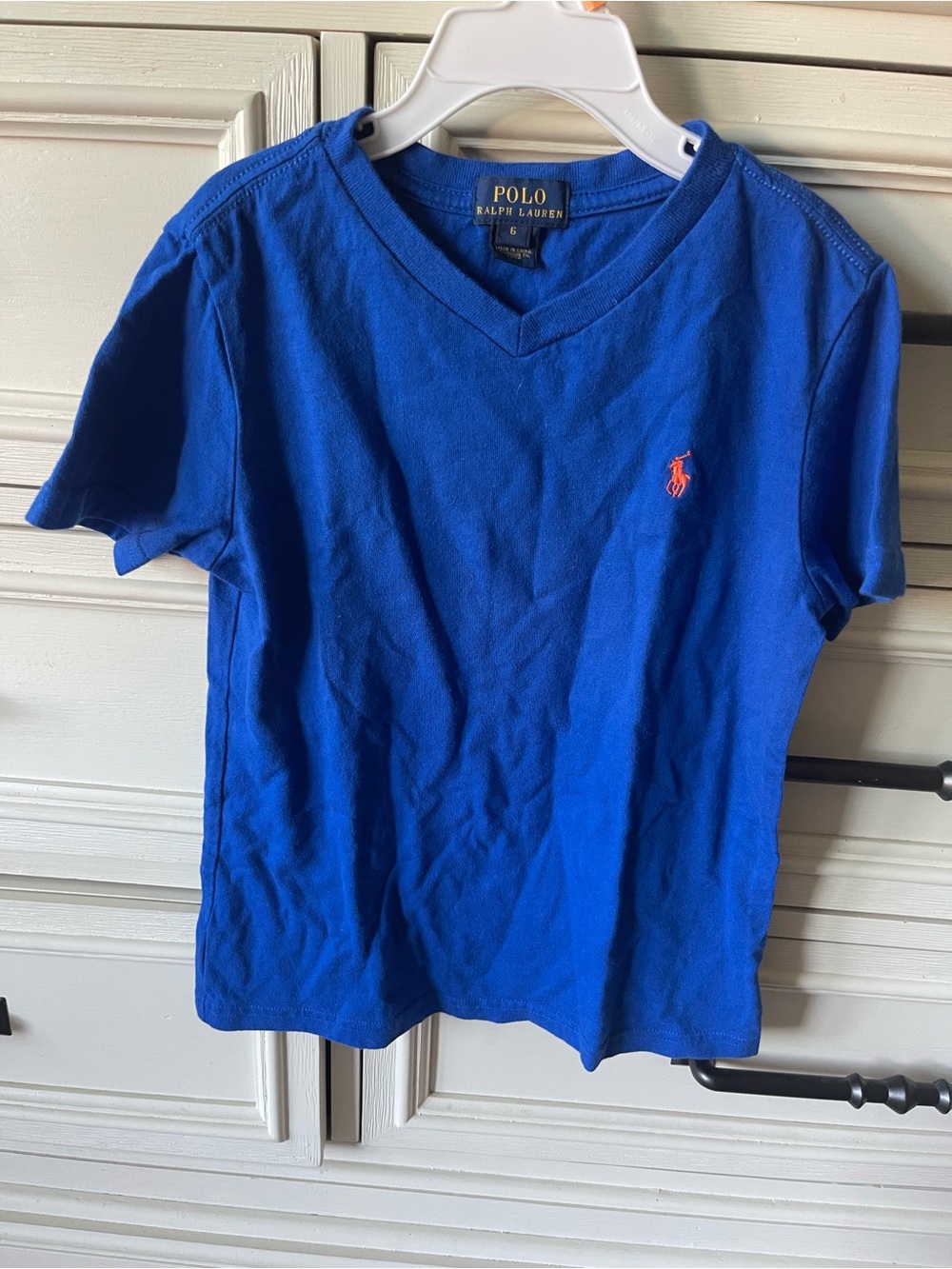 Ralph Lauren Boys V-Neck Polo Tee